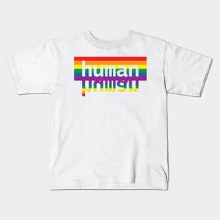 Human Pride Human Kids T-Shirt